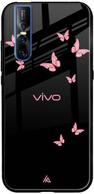 Hocopoco Back Cover for Vivo V15 Pro(Black, Pink, Silicon, Pack of: 1)