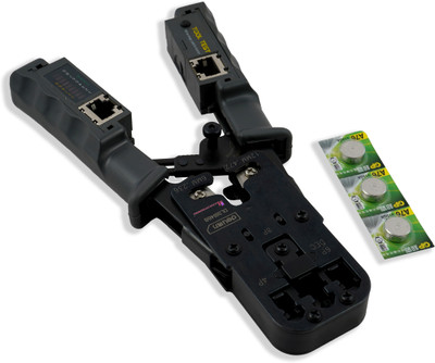 MALFAH ENTERPRISES ME_DL381468 Multifunctional 3 In 1 Network Clamp 4P 6P 8P Cable Receiver Crimping Tool Wire Cutter