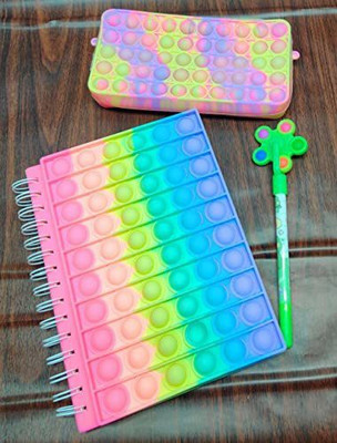 Tera13 unicorn A5 Diary ruled 70 Pages(Multicolor, Pack of 3)