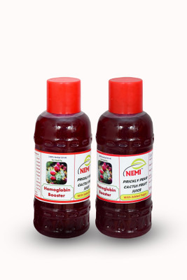 nemi Prickly Pear Cactus Fruit Juice With Lemon Flavour(2 x 500 ml)