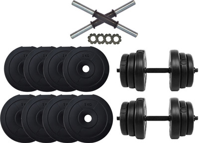 STARX PVC 24-KG DUMBBELLS COMBO Adjustable Dumbbell(24 kg)