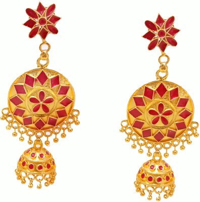 balaji gold jhumka earring Copper Jhumki Earring