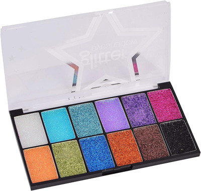 ADJD THE CLASSY LONGLASTING AND WATERPROOF HIGHLY PIGMENTED GLITTER EYESHADOW PALETTE 21.88 g(Multicolor)
