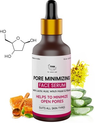 TNW - The Natural Wash Pore Minimizing Face Serum with Latic Acid, witch Hazel & Ribose |(15 ml)