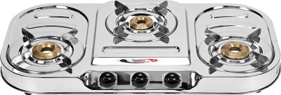 Suntex 3B ORCHID SSPS Stainless Steel Manual Gas Stove(3 Burners)