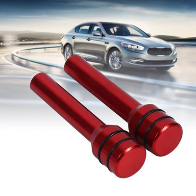 Ride2joy Aluminium Car Door Lock Knob(Red)