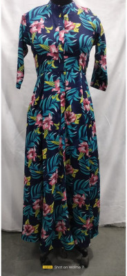 Wish Little Flared/A-line Gown(Green, Pink, Dark Blue)