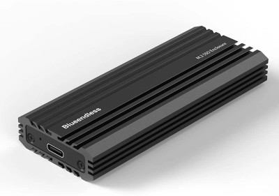 Etzin M.2 NVME External SSD Enclosure, USB 3.1, Gen 2 Adapter with 10Gbps, 4.5 inch USB C(For COMPUTER, LAPTOP, Black)