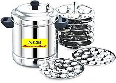 NCB IDLI COOKER WITH 6 PLATE IDLI STAND AND TWO MINI IDLI PLATES Induction & Standard Idli Maker