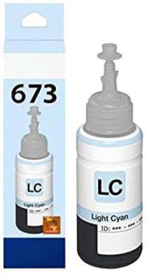 PRINT TONIC T6735 Ink Compatible for L800,L805,L810,L850,L1800(Single Light Cyan Ink Bottle) Cyan Ink Bottle