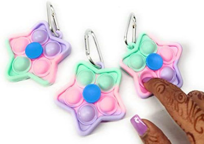 AMANVANI pop up Toy Key Ring for Kids Stylish Toy for Kids (3 Piece) Key Chain