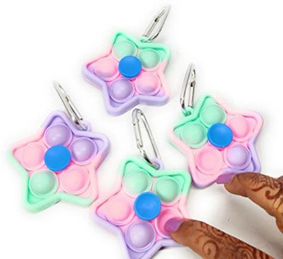 Tera13 pop up Toy Key Ring for Kids Stylish Toy for Kids (4 Piece) Key Chain