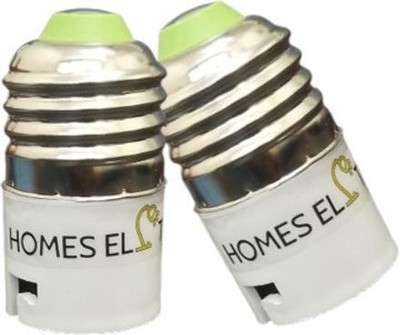 HomesElite E27 To B22 Base Lamp Holder Plastic Light Socket(Pack of 2)