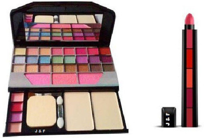 HINSHITSHU Best Quality Makeup Kit 6155 With Fab 5 in 1 Red Matte Smooth Lipstick