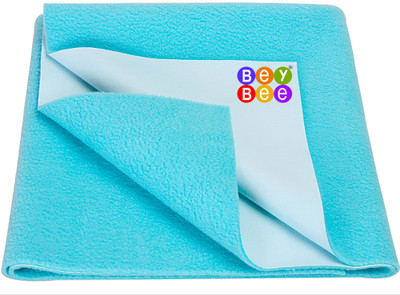 BeyBee Cotton Baby Bed Protecting Mat(Sea Blue, Extra Large)