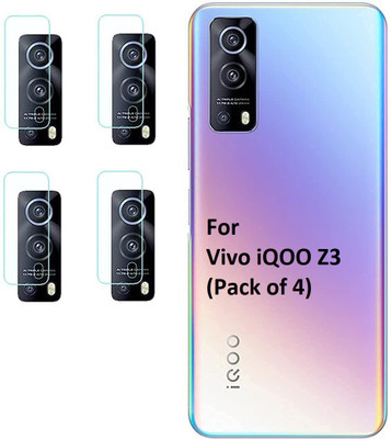ISAAK Back Camera Lens Glass Protector for Vivo iQOO Z3(Pack of: 4)