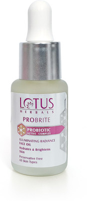 LOTUS HERBALS Probrite Illuminating Radiance Face Oil | For Hydration of Dull & Dry Skin |(15 ml)