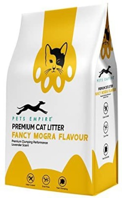 Pets Empire Fancy Mogra Flavour Clumping Cat Litter, Mineral Bentonite-5 kg Pet Litter Tray Refill