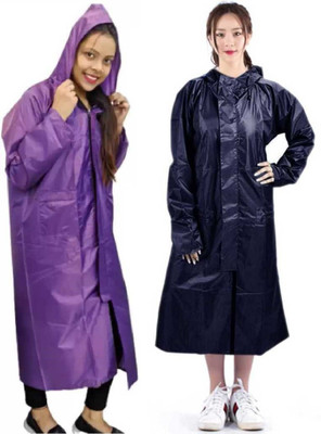 Tritika Solid Men & Women Raincoat