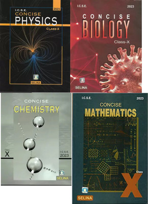 Selina ICSE Concise Physics + Biology + Chemistry + Mathematics For Class 10 (2022-2023)(Paperback, Selina) Selina ICSE Concise Physics + Biology + Chemistry + Mathematics For Class 10 (2022-2023)(Paperback, Selina)