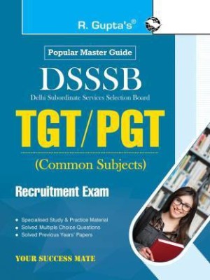 DSSSB: TGT/PGT (Common Subjects) Recruitment Exam Guide (English, Paperback(Paperback, R.GUPTA)