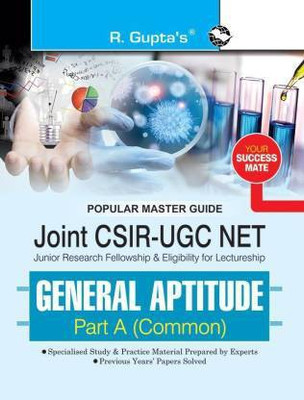 Joint CSIR-UGC NET General Aptitude (Part-A) Common Exam Guide (English, Paperback(Paperback, RPH Editorial Board))