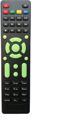 BhalTech Set Top Box Compatible for  SR Digital Remote Controller(Black)