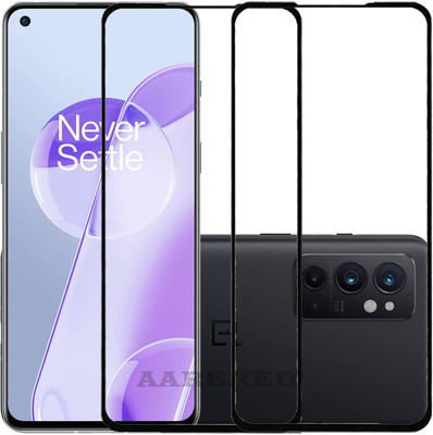 AARERED Edge To Edge Tempered Glass for Oneplus 9RT(Pack of 2)