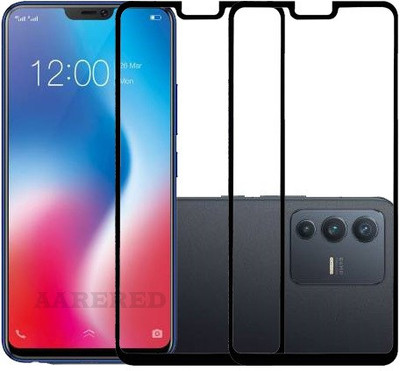 AARERED Edge To Edge Tempered Glass for Vivo V23 5G(Pack of 2)