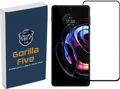 GORILLA FIVE Edge To Edge Tempered Glass for :Motorola Moto Edge 20 Pro:(Pack of 2)