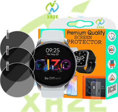 XAZE Screen Guard for DIZO WATCH R SMARTWATCH SCREEN GUARD(Pack of 3)