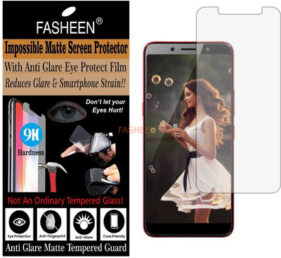Fasheen Tempered Glass Guard for ITEL A62 (Matte Finish)(Pack of 1)