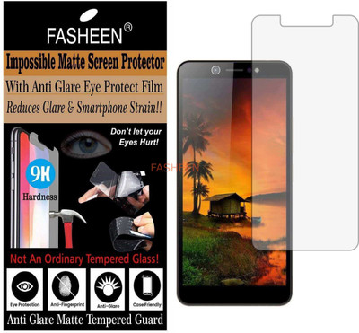 Fasheen Tempered Glass Guard for ITEL A44 (Matte Finish)(Pack of 1)
