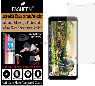 Fasheen Tempered Glass Guard for ITEL A45 (Matte Finish)(Pack of 1)