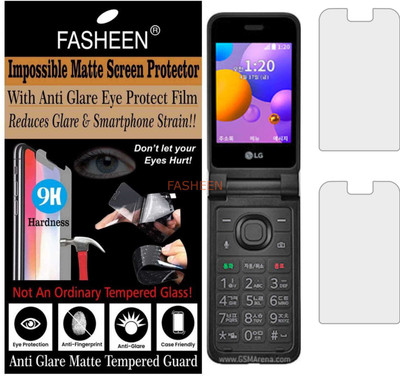 Fasheen Tempered Glass Guard for LG FOLDER 2 (Matte Finish)(Pack of 1)