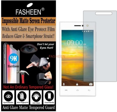 Fasheen Tempered Glass Guard for LAVA A76 PLUS (Matte Finish)(Pack of 1)