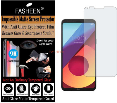 Fasheen Tempered Glass Guard for LG Q6A (Matte Finish)(Pack of 1)