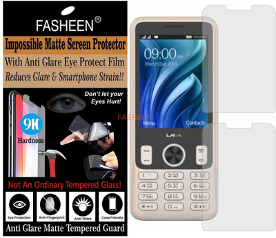 Fasheen Tempered Glass Guard for LAVA A9 (Matte Finish)(Pack of 1)
