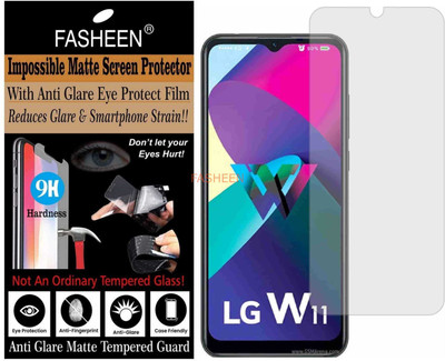 Fasheen Tempered Glass Guard for LG W31 (Matte Finish)(Pack of 1)