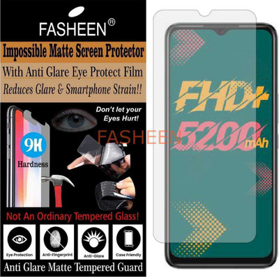 Fasheen Tempered Glass Guard for INFINIX HOT 11 (Matte Finish)(Pack of 1)