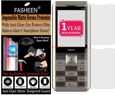 Fasheen Tempered Glass Guard for LAVA 34 SUPER (Matte Finish)(Pack of 1)