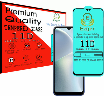 EZGER Tempered Glass Guard for Realme C21(Pack of 1)