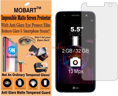 MOBART Tempered Glass Guard for LG X POWER2 (Matte Finish)(Pack of 1)