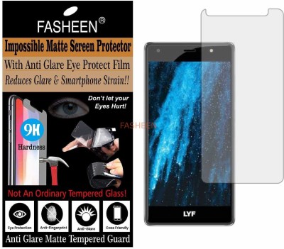 Fasheen Tempered Glass Guard for LYF WATER F1S (LS-5201) (Matte Finish)(Pack of 1)