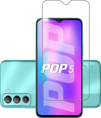 BRENZZ Tempered Glass Guard for Tecno Pop 5 LTE(Pack of 1)