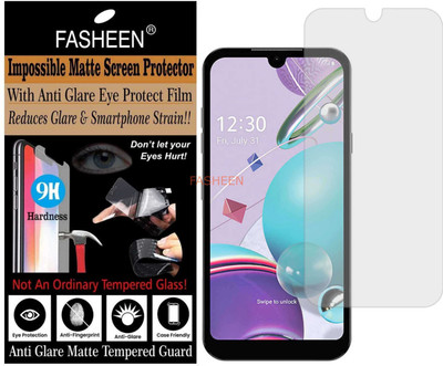 Fasheen Tempered Glass Guard for LG Q31 (Matte Finish)(Pack of 1)