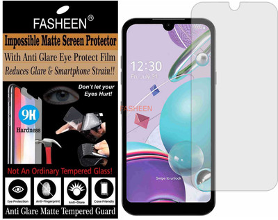 Fasheen Tempered Glass Guard for LG K31 (Matte Finish)(Pack of 1)