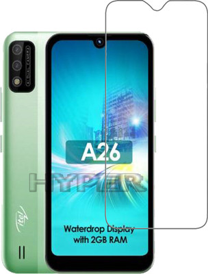 Hyper Tempered Glass Guard for Itel A26(Pack of 1)