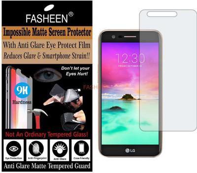 Fasheen Tempered Glass Guard for LG K10 2017 (Matte Finish)(Pack of 1)