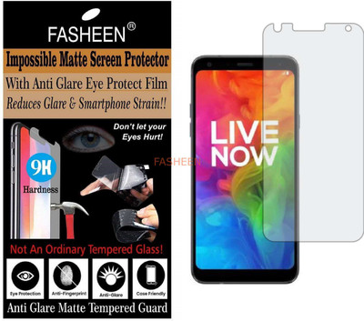 Fasheen Tempered Glass Guard for LG Q7 (Matte Finish)(Pack of 1)